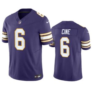 Minnesota Vikings #6 Lewis Cine Purple 2023 Fuse Vapor Untouchable Limited Jersey - Cocomos