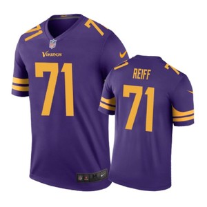 Minnesota Vikings #71 Riley Reiff Nike Color Rush Purple Jersey