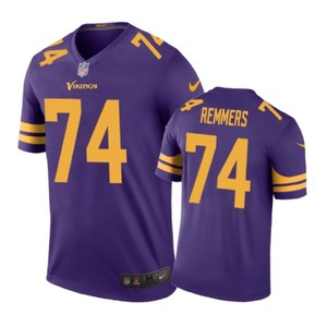 Minnesota Vikings #74 Mike Remmers Nike Color Rush Purple Jersey