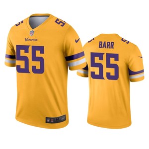 Minnesota Vikings Anthony Barr Gold Inverted Legend Jersey