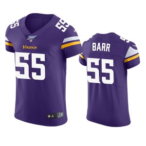 Minnesota Vikings Anthony Barr Purple 100th Season Vapor Elite Jersey