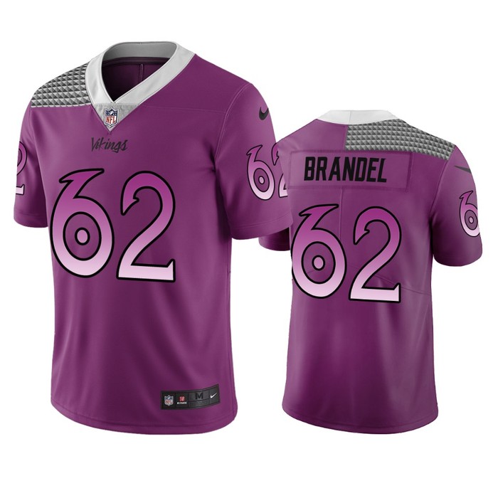 Minnesota Vikings Blake Brandel Purple City Edition Vapor Limited Jersey