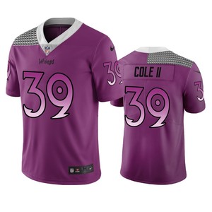 Minnesota Vikings Brian Cole Ii Purple City Edition Vapor Limited Jersey