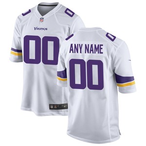 Minnesota Vikings Custom Game Jersey - White Custom Jerseys Nfl - Cocomos