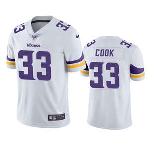 Minnesota Vikings Dalvin Cook White 100th Season Vapor Limited Jersey