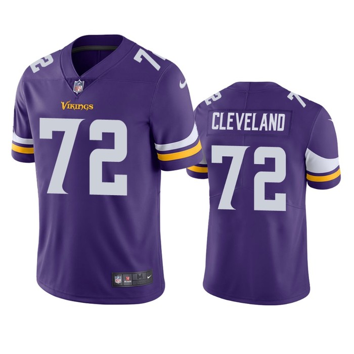 Minnesota Vikings Ezra Cleveland Purple 2020 Nfl Draft Vapor Limited Jersey