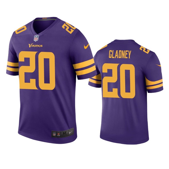 Minnesota Vikings Jeff Gladney Purple Color Rush Legend Jersey - Mens