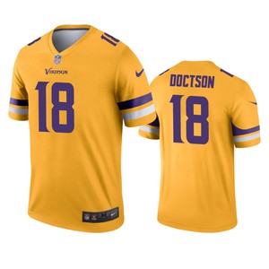 Minnesota Vikings Josh Doctson Gold Inverted Legend Jersey