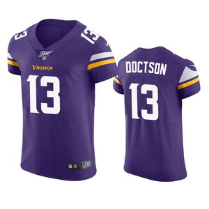 Minnesota Vikings Josh Doctson Purple 100th Season Vapor Elite Jersey