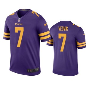 Minnesota Vikings Kaare Vedvik Purple Color Rush Legend Jersey