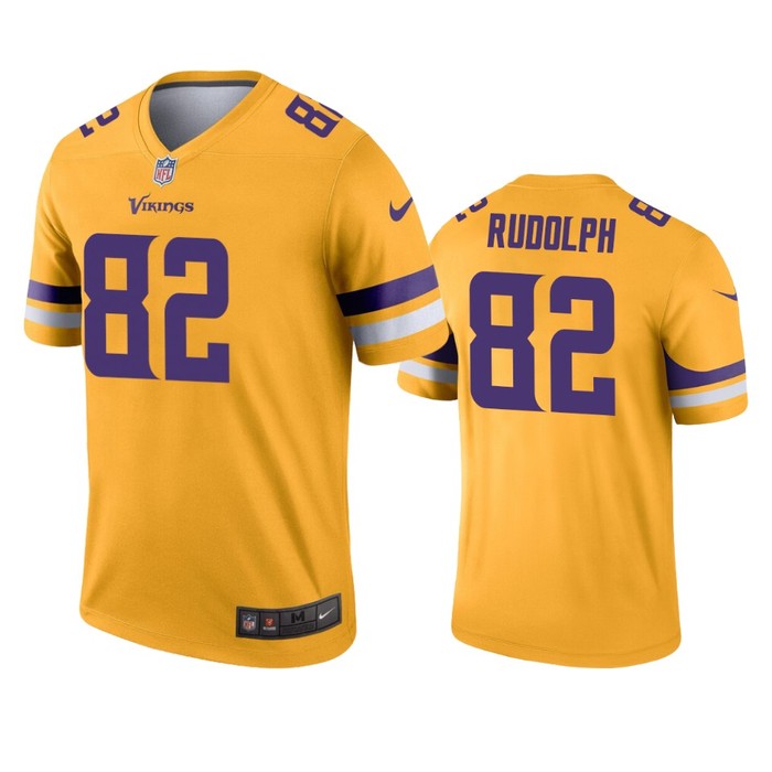 Minnesota Vikings Kyle Rudolph Gold Inverted Legend Jersey