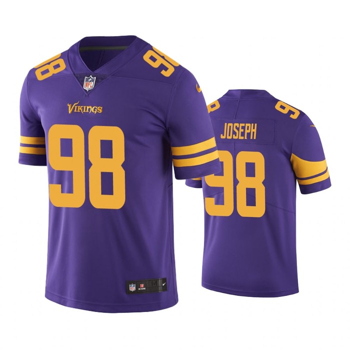 Minnesota Vikings Linval Joseph Purple Nike Color Rush Limited Jersey