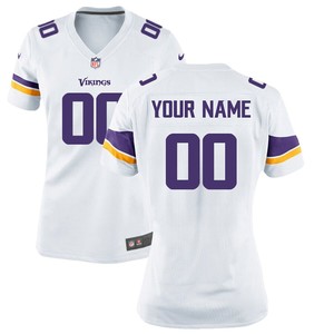 Minnesota Vikings Nike Womens Custom Game Jersey - White