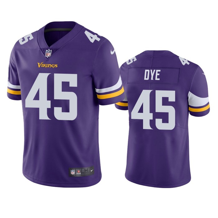 Minnesota Vikings Troy Dye Purple Vapor Untouchable Limited Jersey