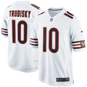 Mitchell Trubisky Chicago Bears Nike Game Jersey - White