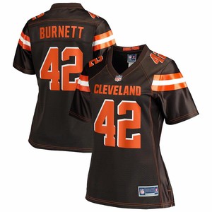 Morgan Burnett Cleveland Browns Nfl Pro Line Womens Team Player Jersey - Brown