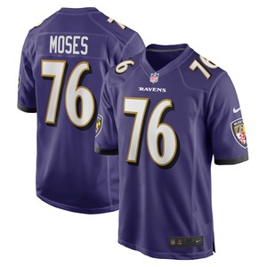 Morgan Moses Baltimore Ravens Game Jersey - Purple Nfl