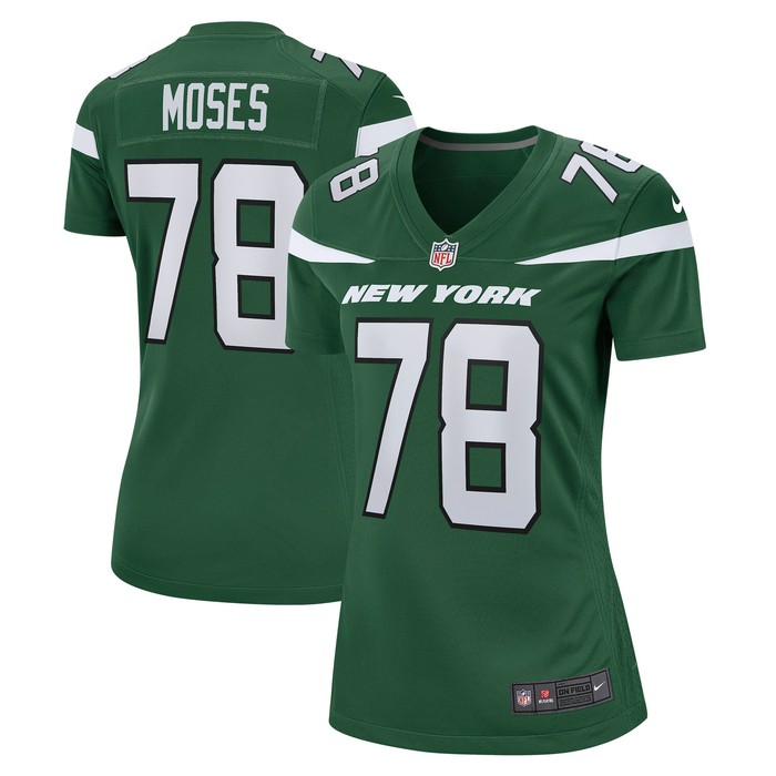 Morgan Moses New York Jets Womens Game Jersey - Gotham Green Nfl