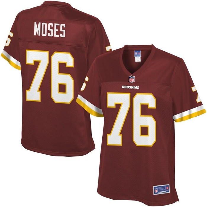 Morgan Moses Washington Redskins Nfl Pro Line Womens Team Color Jersey - Burgundy