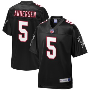 Morten Andersen Atlanta Falcons Nfl Pro Line Retired Player Football Jersey - Black Nfl