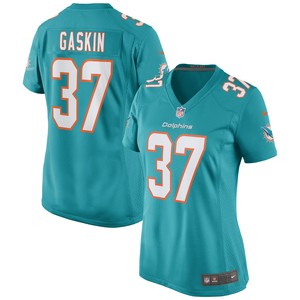 Myles Gaskin Miami Dolphins Womens Game Jersey - Aqua Nfl