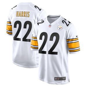 Najee Harris Pittsburgh Steelers Game Jersey - White Nfl