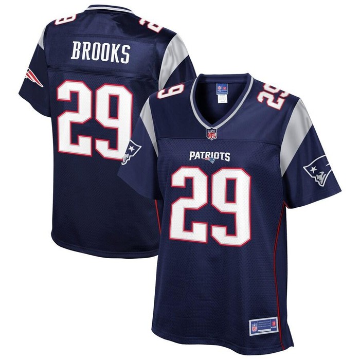 Nate Brooks New England Patriots Nfl Pro Line Womens Player Jersey - Navy