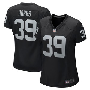 Nate Hobbs Las Vegas Raiders Womens Game Jersey - Black Nfl