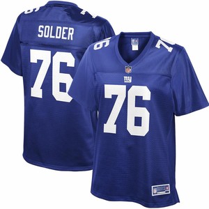 Nate Solder New York Giants Nfl Pro Line Womens Player Jersey - Royal