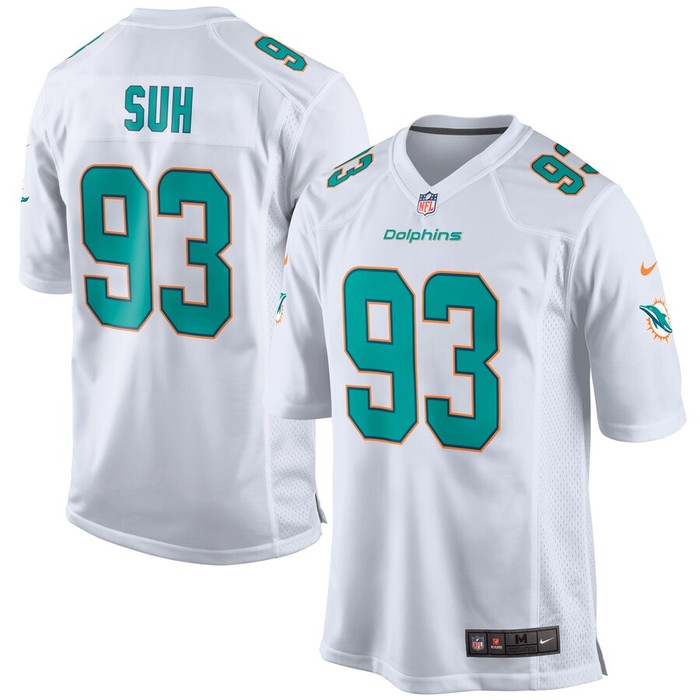 Ndamukong Suh Miami Dolphins Nike Game Jersey - White