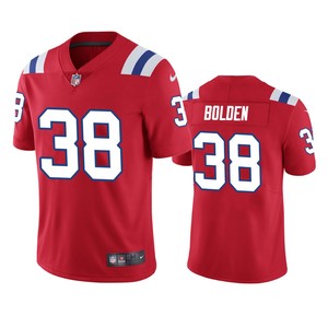 New England Patriots #38 Brandon Bolden Red Vapor Untouchable Limited Jersey - Mens