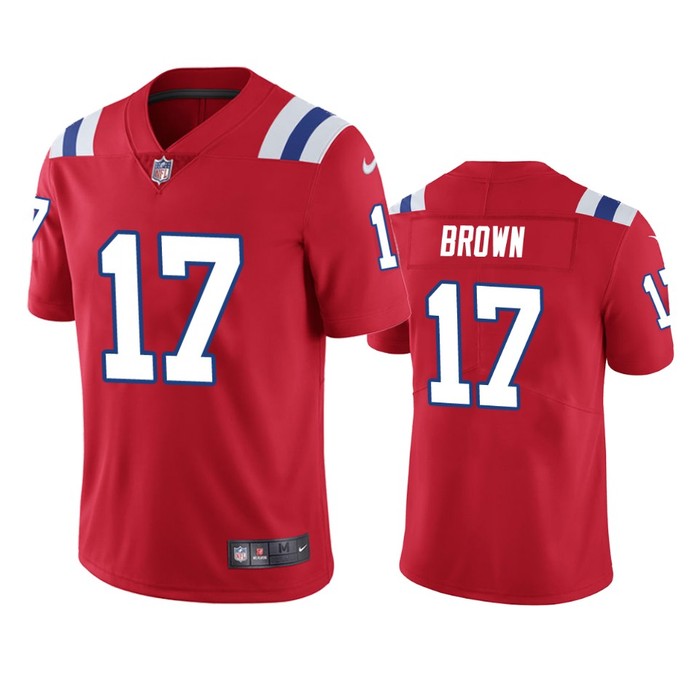 New England Patriots Antonio Brown Red Vapor Limited Jersey