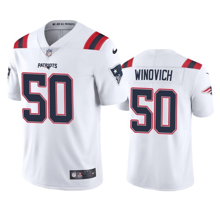 New England Patriots Chase Winovich White 2020 Vapor Limited Jersey - Mens