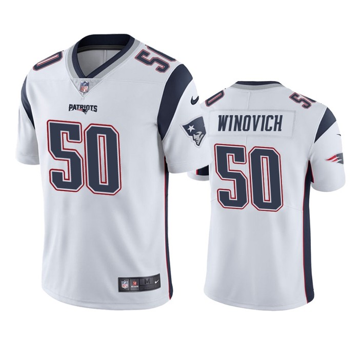 New England Patriots Chase Winovich White Vapor Limited Jersey