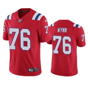 New England Patriots Isaiah Wynn Red 100th Season Vapor Limited Jersey