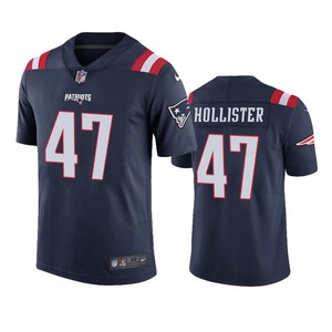 New England Patriots Jacob Hollister Navy Nike Color Rush Limited Jersey