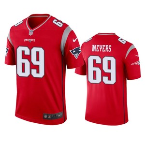 New England Patriots Jakobi Meyers Red Inverted Legend Jersey