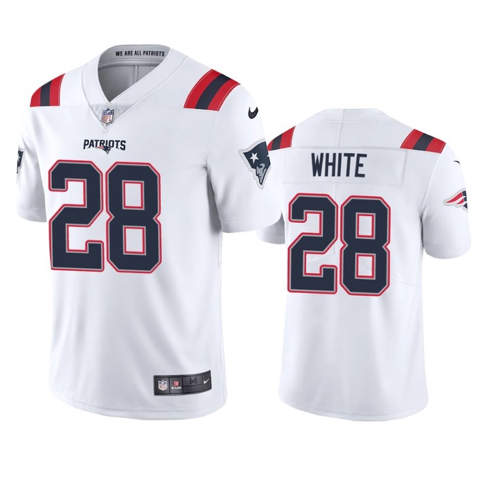 New England Patriots James White White 2020 Vapor Limited Jersey - Mens