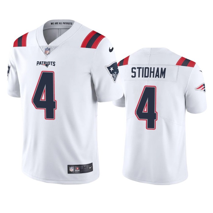 New England Patriots Jarrett Stidham White 2020 Vapor Limited Jersey - Mens