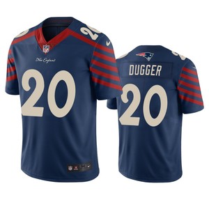 New England Patriots Kyle Dugger Navy City Edition Vapor Limited Jersey