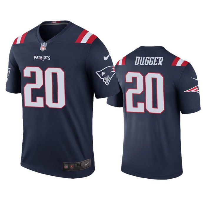 New England Patriots Kyle Dugger Navy Color Rush Legend Jersey