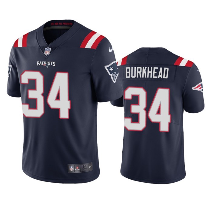 New England Patriots Rex Burkhead Navy 2020 Vapor Limited Jersey - Mens