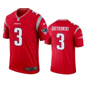 New England Patriots Stephen Gostkowski Red Inverted Legend Jersey