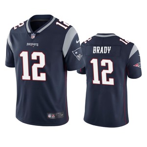 New England Patriots Tom Brady Navy Vapor Untouchable Limited Jersey