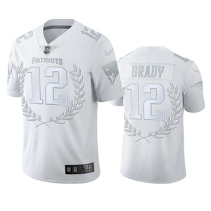 New England Patriots Tom Brady Platinum Mvp Limited Edition Jersey