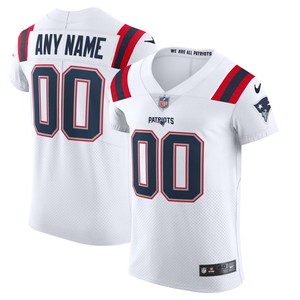 New England Patriots Vapor Elite Custom Jersey White Custom Jerseys Nfl