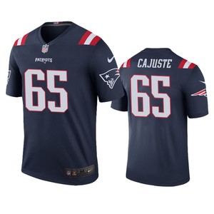 New England Patriots Yodny Cajuste Navy Color Rush Legend Jersey