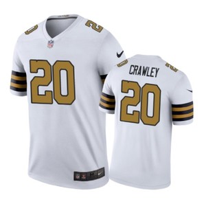 New Orleans Saints #20 Ken Crawley Nike Color Rush White Jersey