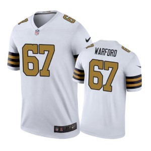 New Orleans Saints #67 Larry Warford Nike Color Rush White Jersey