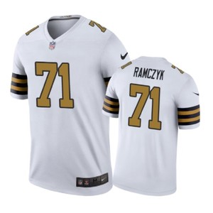 New Orleans Saints #71 Ryan Ramczyk Nike Color Rush White Jersey